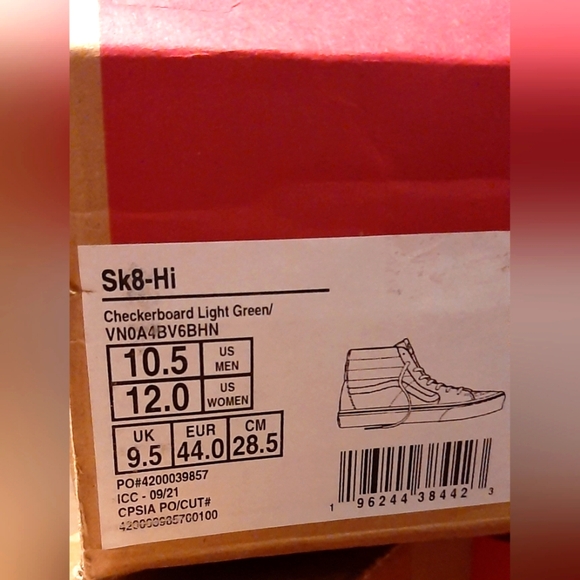 Vans Sk8-Hi Checkerboard *NWT* - Picture 7 of 7